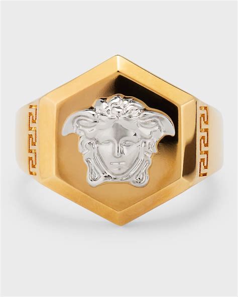 versace nuts and bolts ring|Versace Medusa Ring .